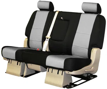 CSC2A3CH7285 – COVERKING Seat Cover, Bench - 60/40 Neosupreme Gray With Black Sides For One Row